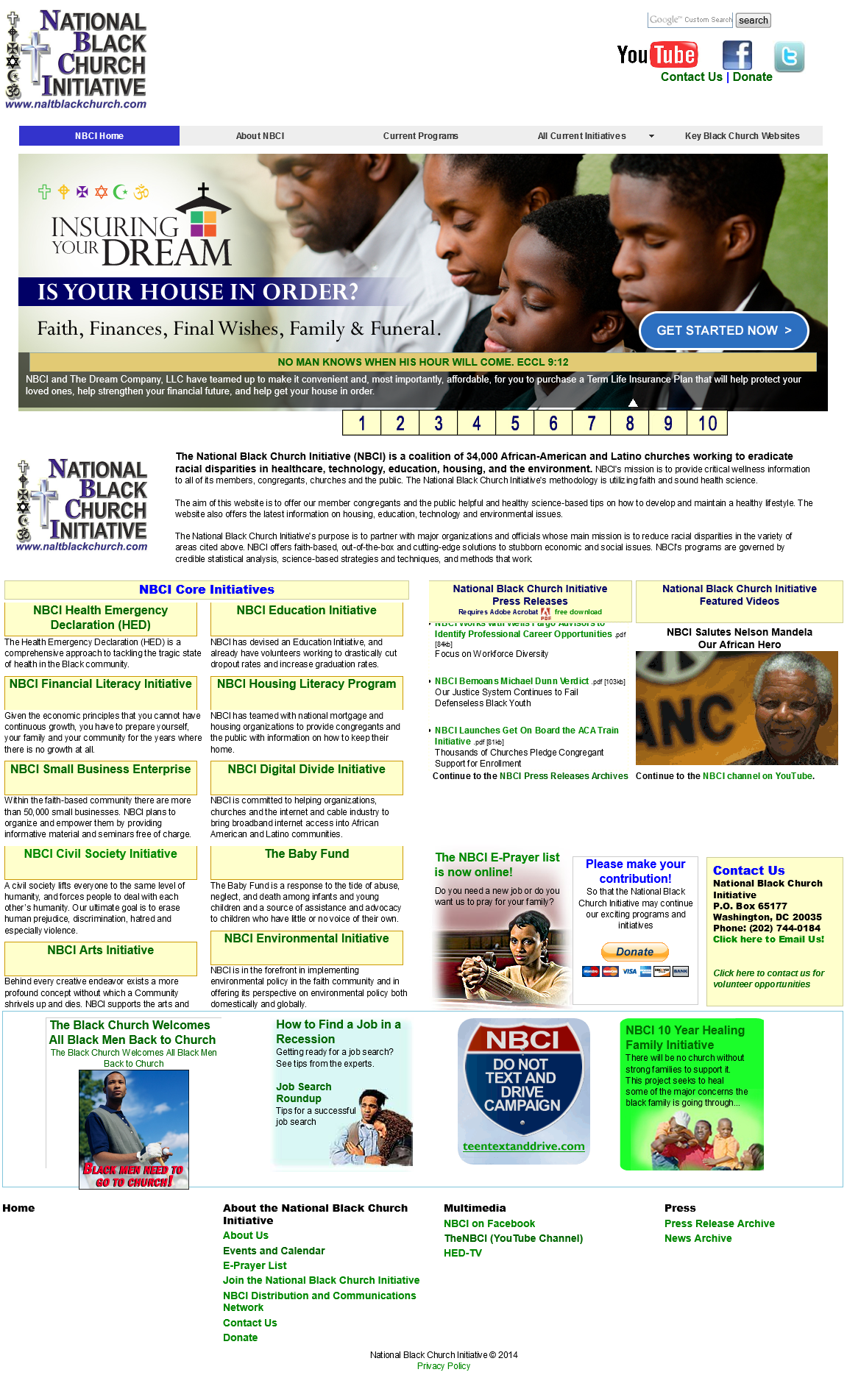 National Black Church Initiative Homepage