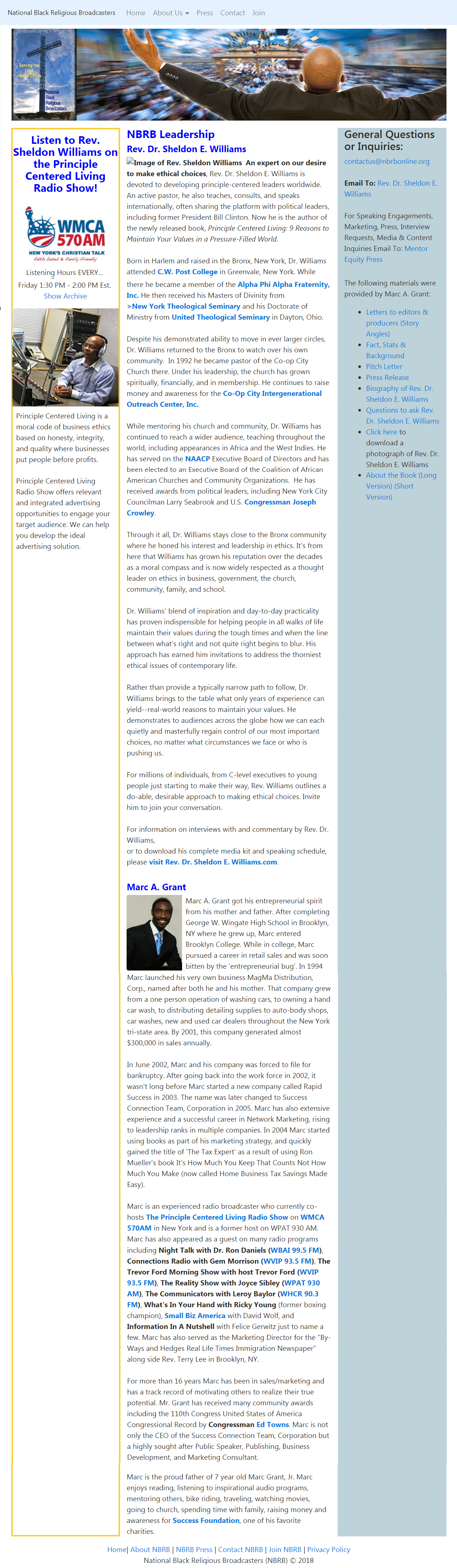 NBRB Leadership Page