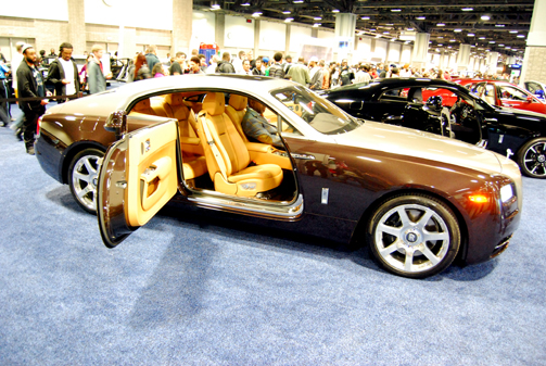 Bentley automobile at DC Auto Show