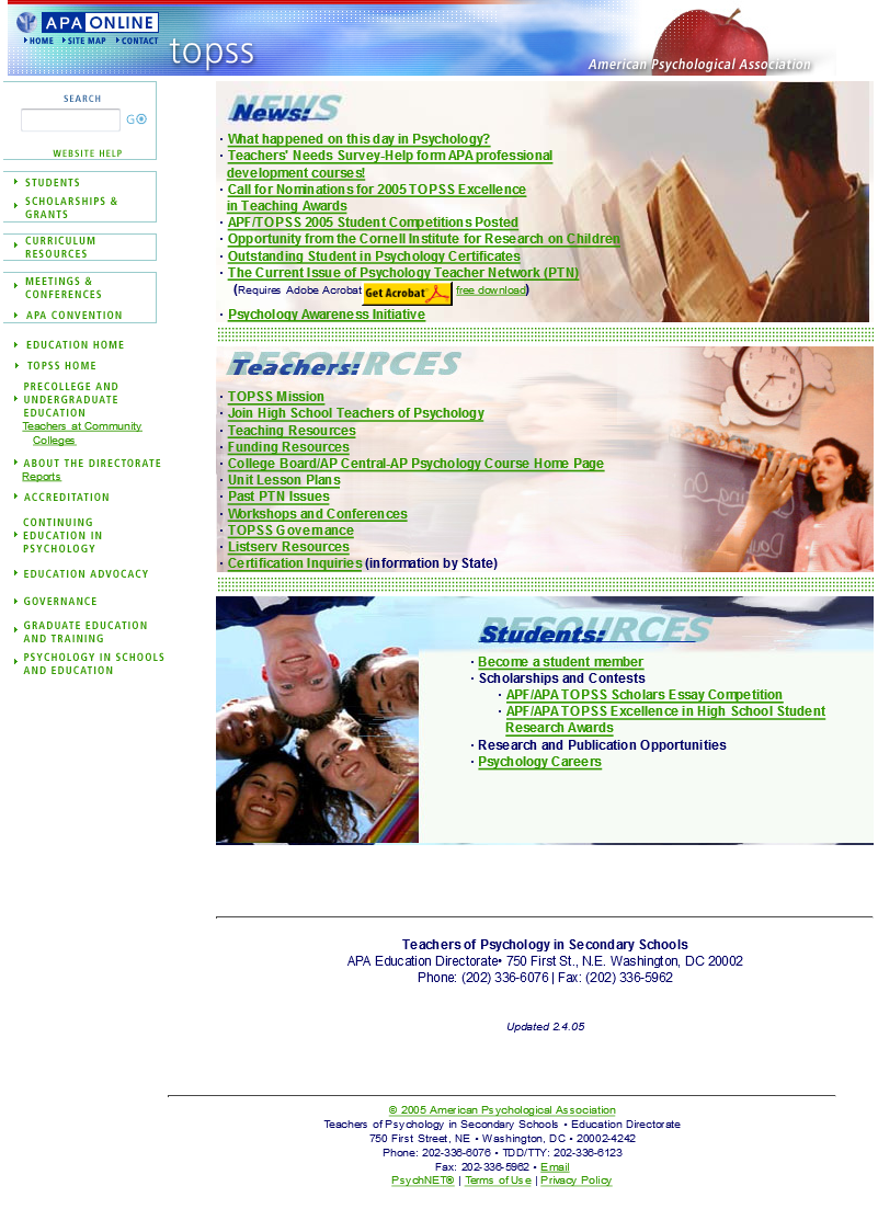 TOPSS - Teachers of Psychology in Secondary Schools